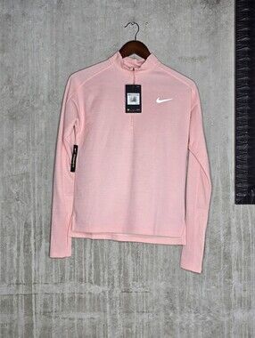 Nike Pink Half-Zip Performance Pullover Dry Fit Size XS